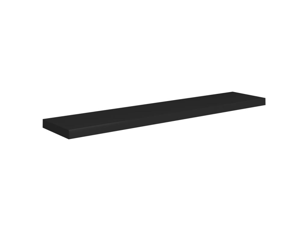 Etagère murale flottante Noir 120x23.5x3.8 MDF GKSH59214