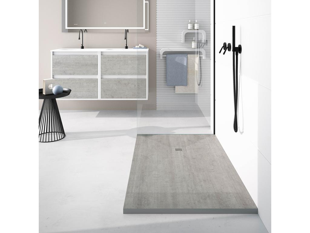 Receveur de douche Dekonao finition Lisse Dekonao 3D grille de couleur - 100x90 cm BAYG05175