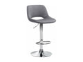 Tabouret de bar chaise métal gris 42x46x86 cm 10 0004595 DQJF33277