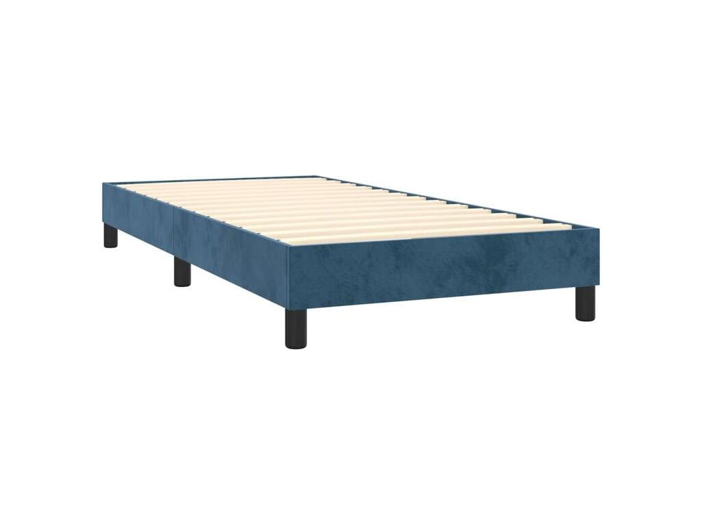Sommier à Dekonao de lit avec matelas Bleu foncé 100x200 RZXQ26085