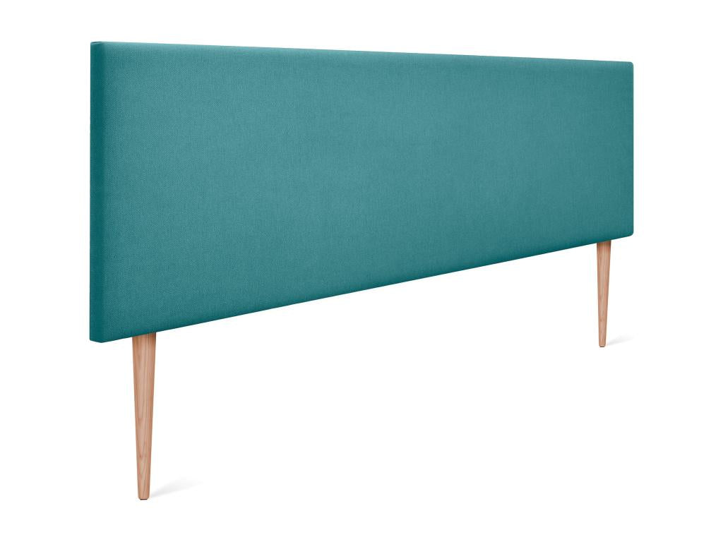 Dekonao Tête de lit en tissu Dekonao lisse 145x105cm avec pieds Lits 135/140 - Turquoise HQMA41676