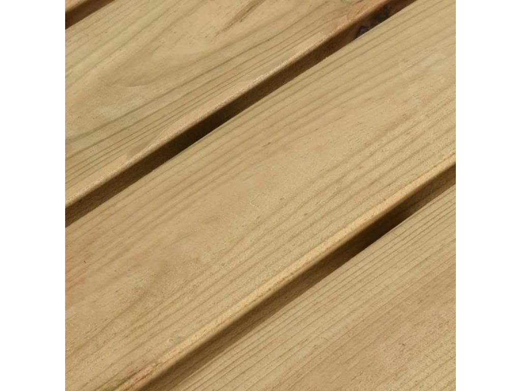 Banc de jardin 180cm Bois de pin imprégné UQTJ46320