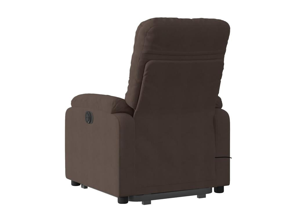 Fauteuil inclinable de massage électrique marron ZIYJ86410