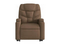 Fauteuil de massage inclinable Marron Tissu MUQG48679