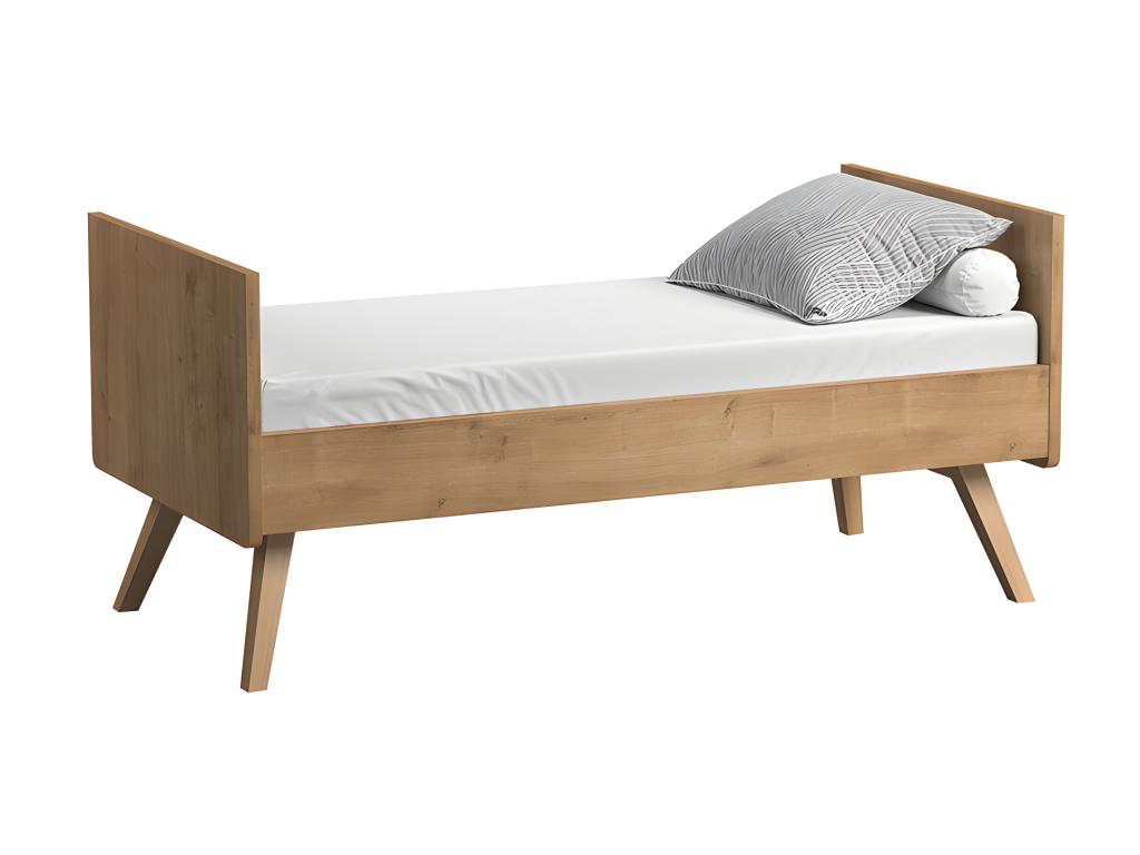 Chambre complète lit bébé évolutif - commode 3 tiroirs - armoire 2 portes Vintage Bois JVIV45754