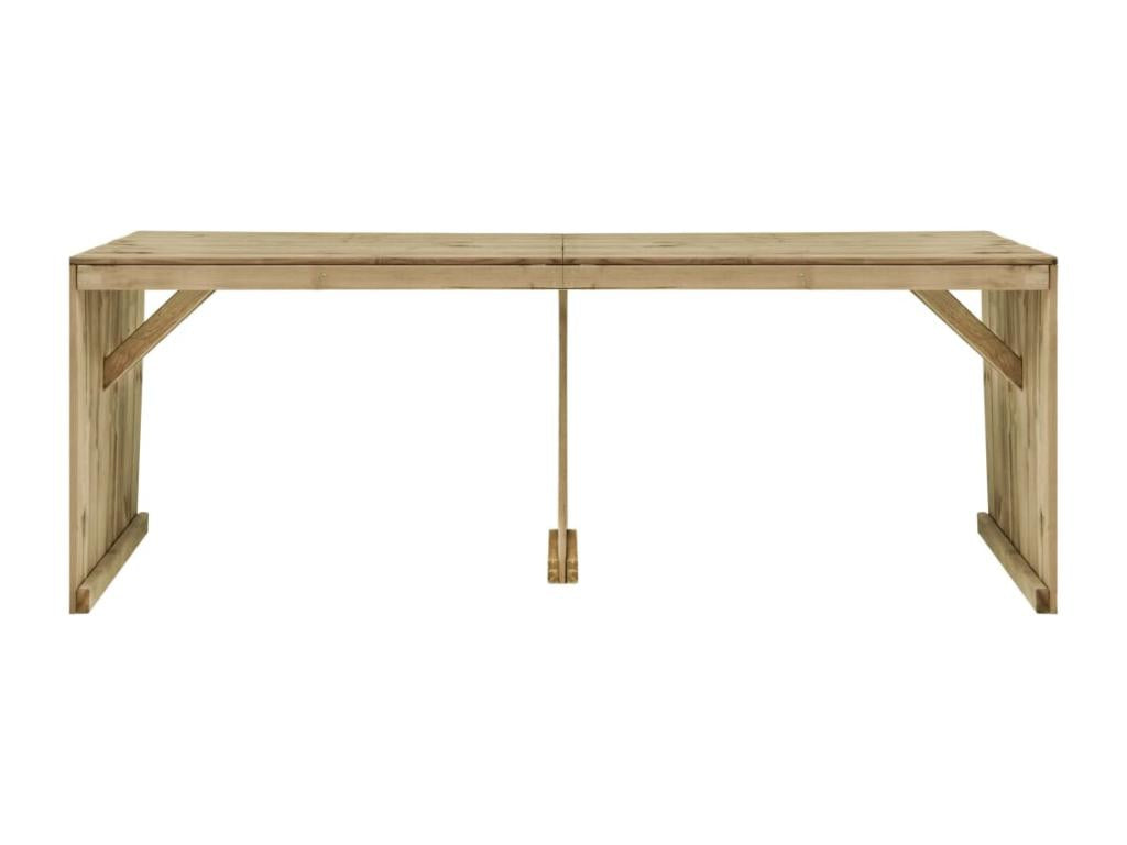 Mobilier à dîner d'extérieur 7 pièces Pin imprégné UHHA79109