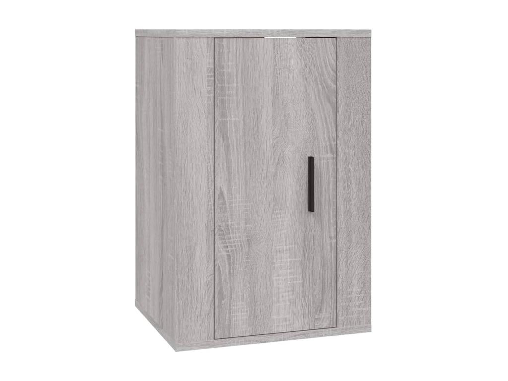 Ensemble de meubles TV 3 pcs Ligniva gris Bois d'ingénierie LLBV09967