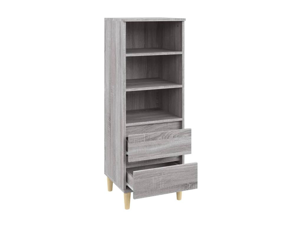 Buffet haut Dekonao gris 40x36x110 cm Bois d'ingénierie YTPL13252