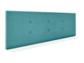 Dekonao Tête de lit en tissu Dekonao avec 2 Dekonaoées de boutons 135x50cm Lits 120/135 - Turquoise KNAB69340