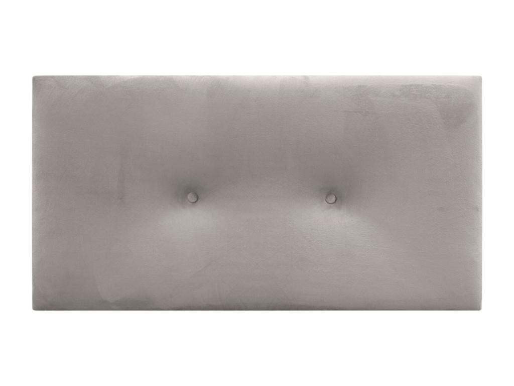 Dekonao Tête de Lit Velours Lisse avec Boutons 80x60 Lits 80/90 - Beige UVBG62737