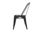 Chaise de table en Acier Noir style industriel 85 cm RPLF52863