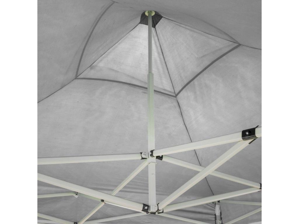 Gazébo pliant 3x2 Blanc revêtement de PVC imperméable SKFI58913
