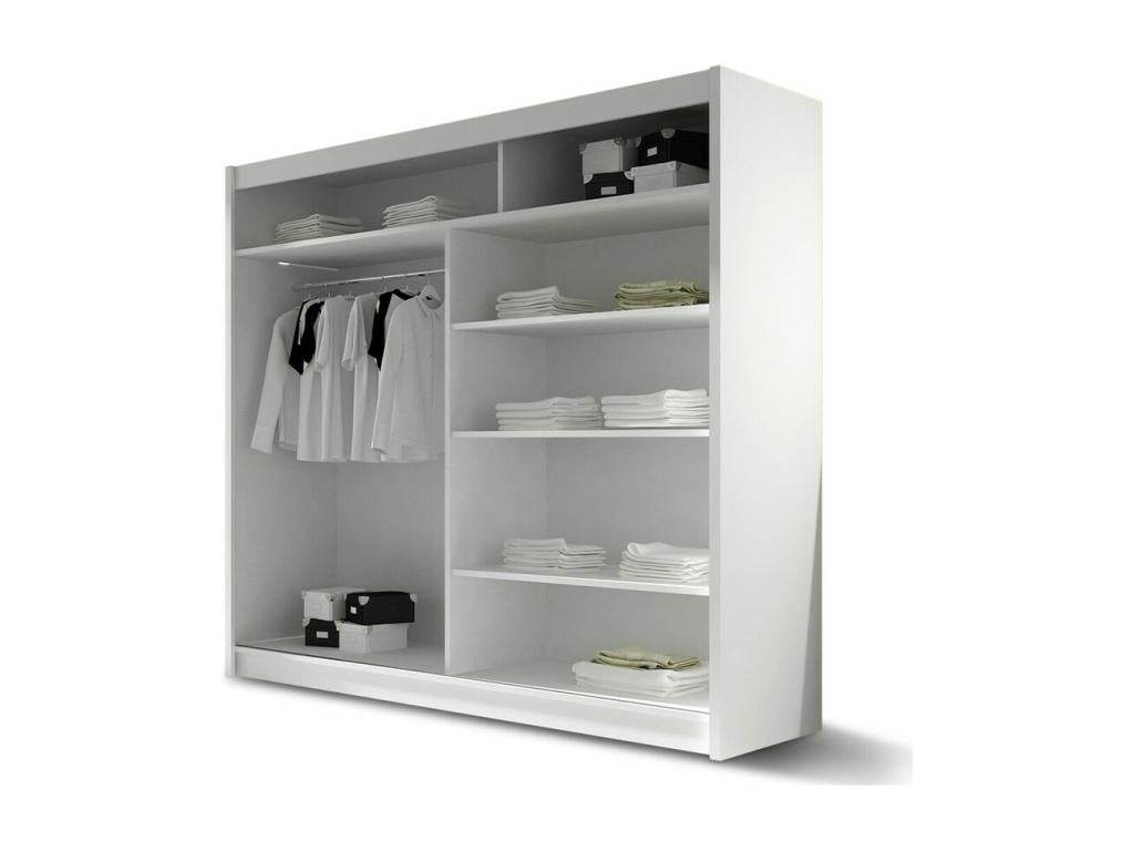 Armoire Ligniva 102 Ligniva chêne 215x180x58cm Portes d'armoire Glissement JSBT91702