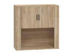 Armoire murale Chêne Ligniva 80x33x80 cm Bois d'ingénierie KWAK36608