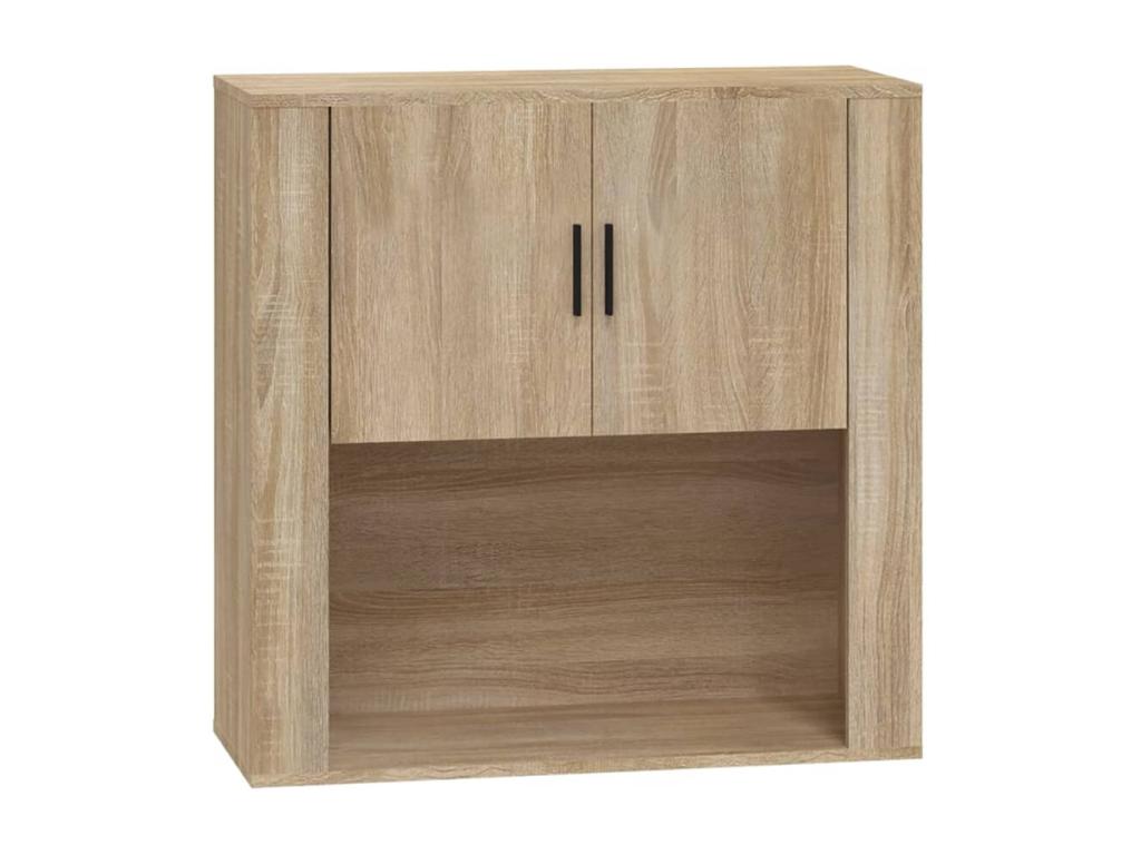 Armoire murale Chêne Ligniva 80x33x80 cm Bois d'ingénierie KWAK36608