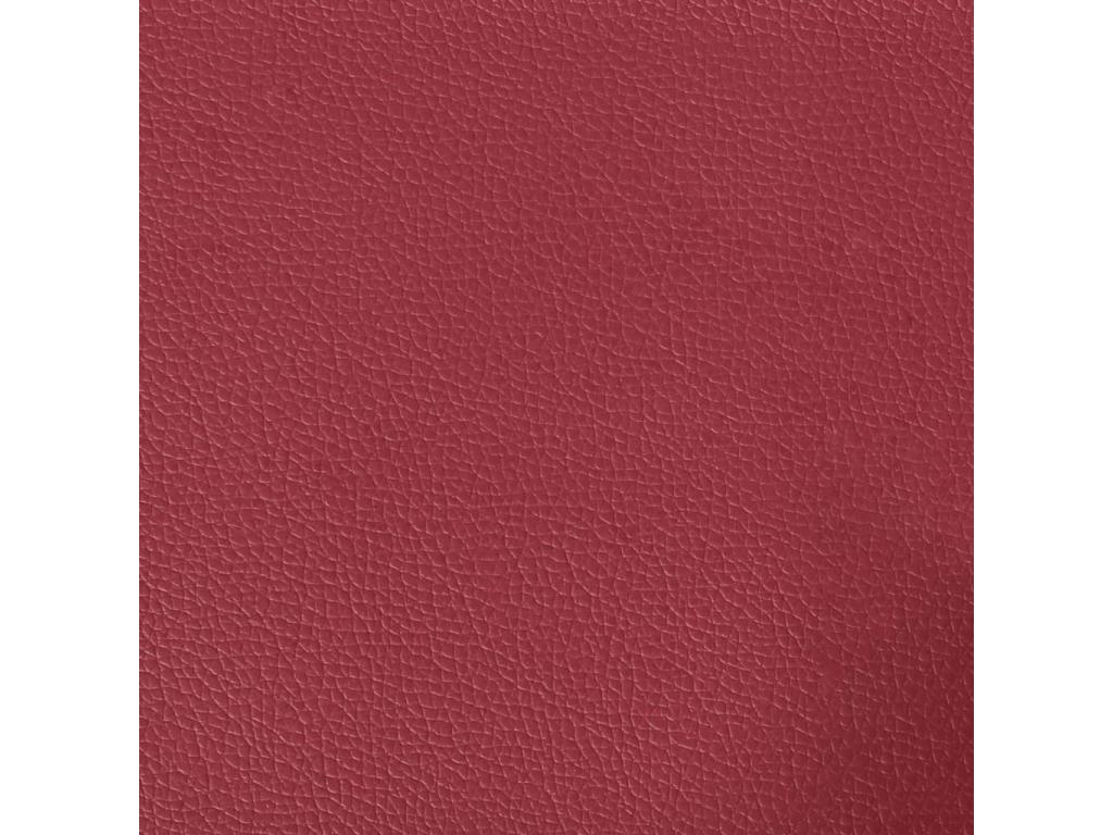 Fauteuil Rouge bordeaux 60 cm Similicuir VYUI94493