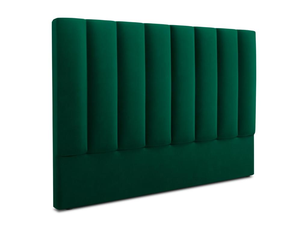 Dekonao - Tête de lit Dekonao 140x120cm en velours vert bouteille - 140x8x120cm ZYFW43192
