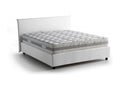 Lit double Dekonao Lit coffre avec revêtement en tissu Made in Italy Ouverture frontale avec matelas 160x190 cm inclus Blanc MICP68026