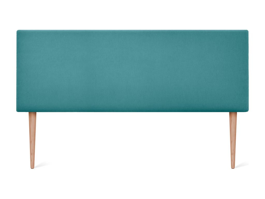 Dekonao Tête de lit en tissu Dekonao lisse 145x105cm avec pieds Lits 135/140 - Turquoise HQMA41676