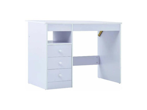 Bureau enfant inclinable 3 tiroirs bois blanc Sunny RIGK65852