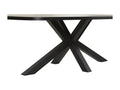 Dekonao - Table Repas Ovale 230cm Aspect Bois Piètement Métal REWW86989