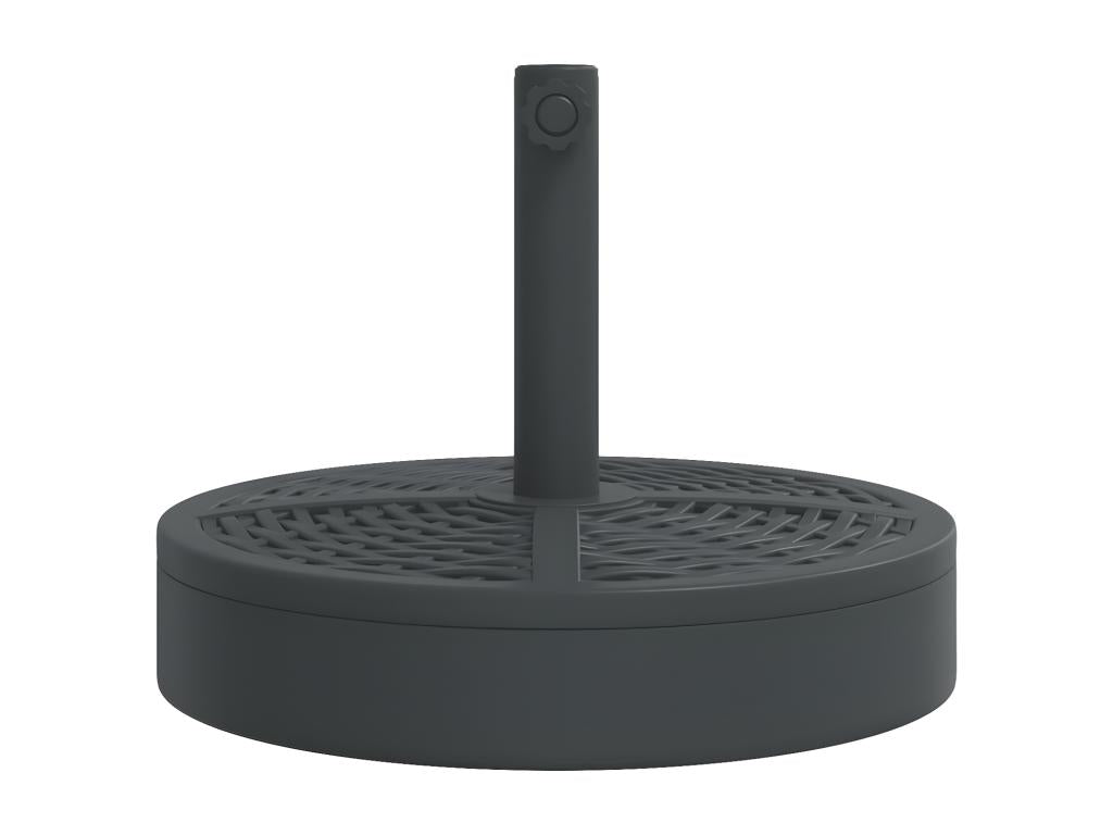 Dekonao Premium - Base de parasol pour mâts 38 / 48 mm 25 kg rond JCYV24836