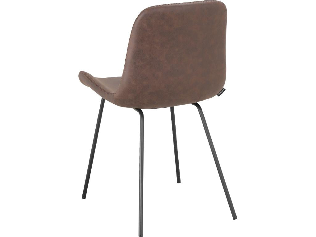 Chaise de salle à manger Ligniva 2pk Marron PBBC71311