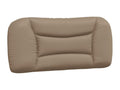 Coussin de tête de lit cappuccino 90 cm similicuir JKCR36465