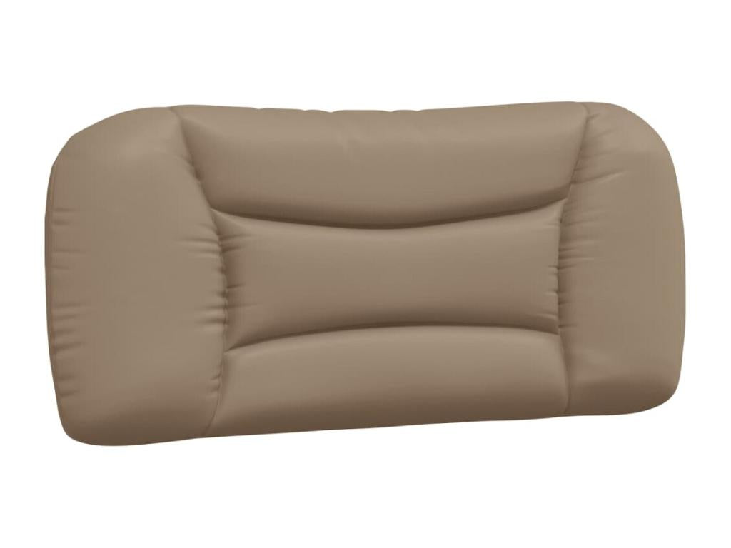 Coussin de tête de lit cappuccino 90 cm similicuir JKCR36465