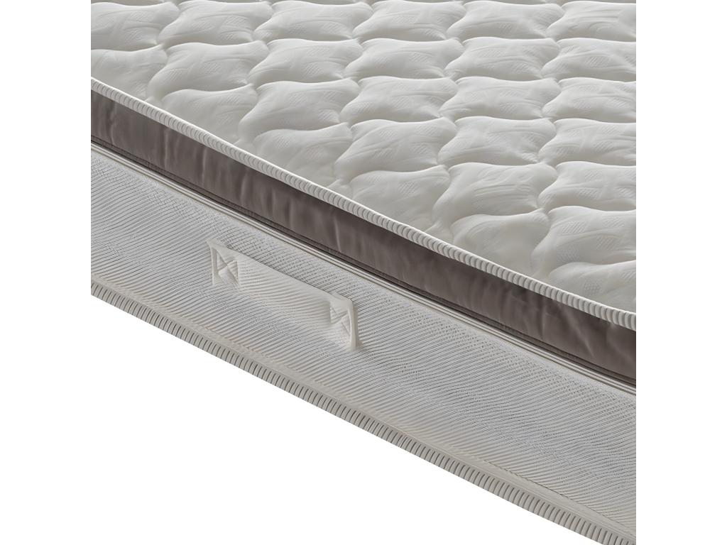 Matelas Ressorts Ensachés 1600 - Housse Anatomique - 7 Zones De Confort 100x190 cm FHPO97476