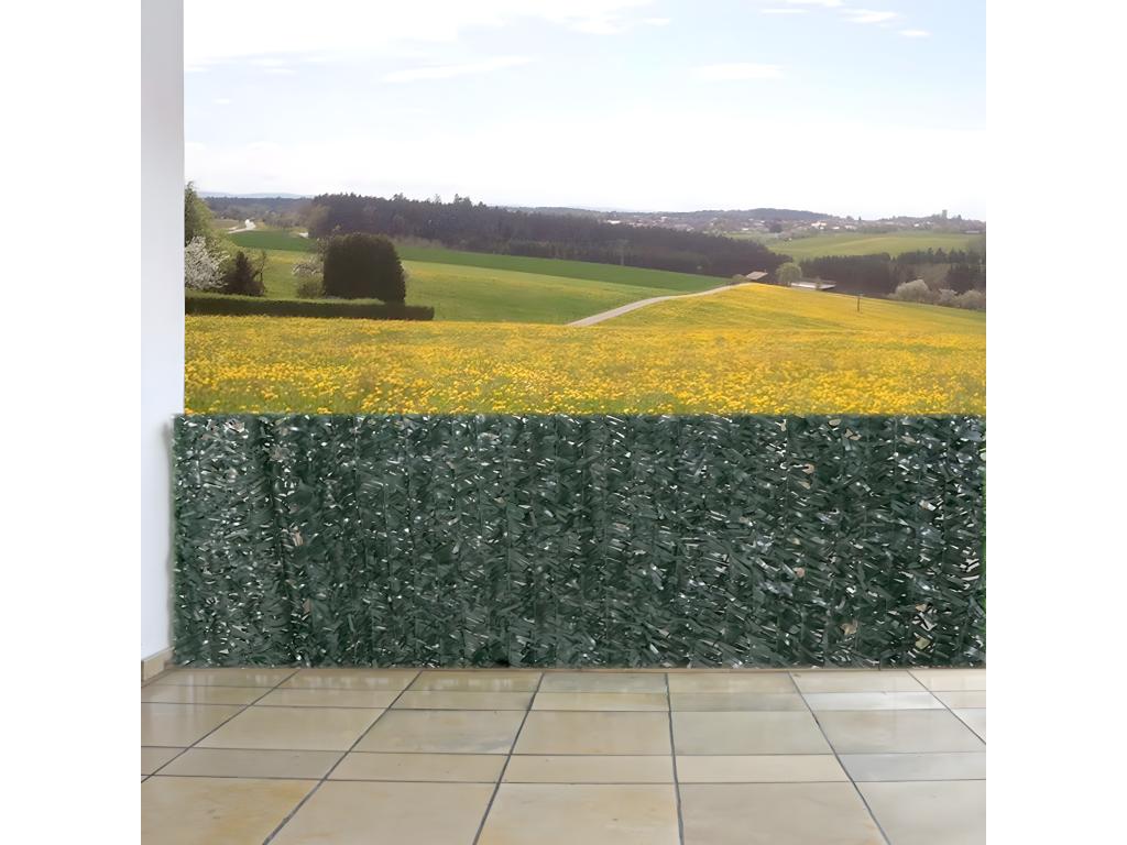 Dekonao-vue de balcon N77 Dekonao-vent - 300x150cm sapin foncé HKRZ74975