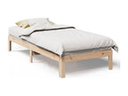 Cadre de lit sans matelas 90x200 cm bois de pin massif WZKJ66285