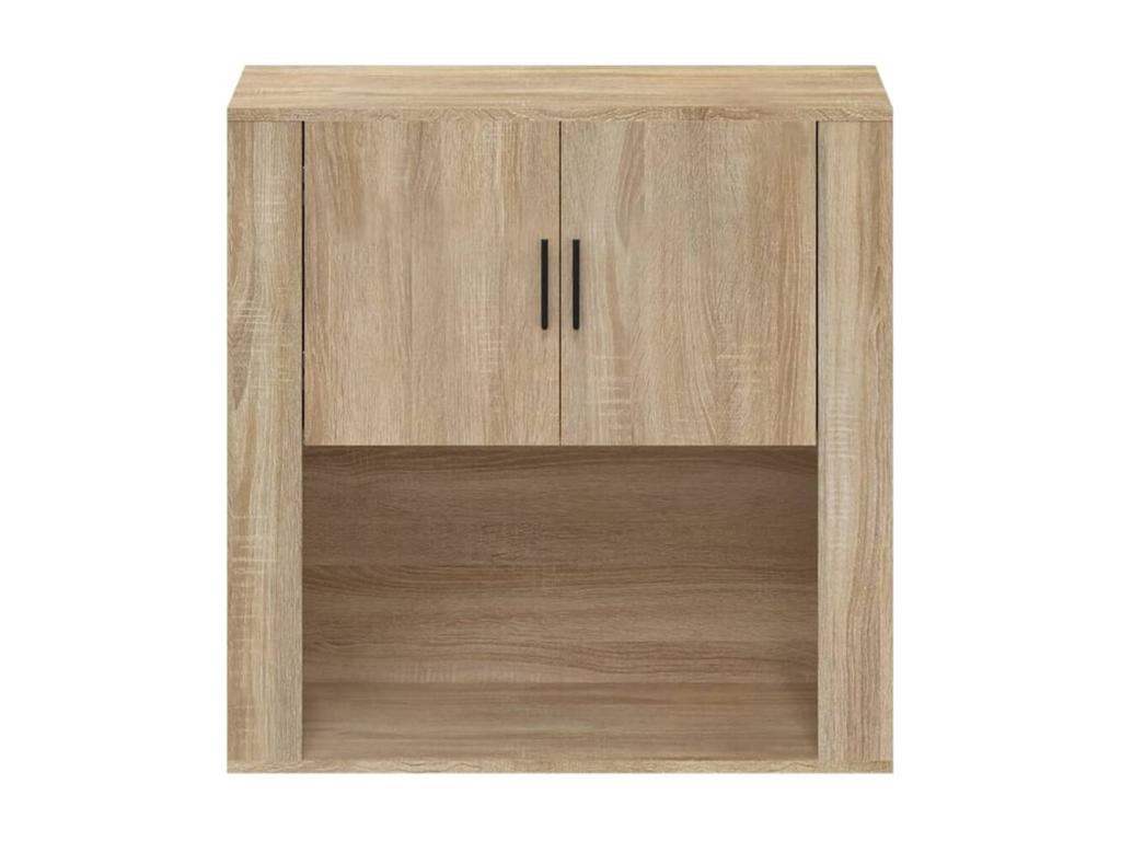 Armoire murale Chêne Ligniva 80x33x80 cm Bois d'ingénierie KWAK36608