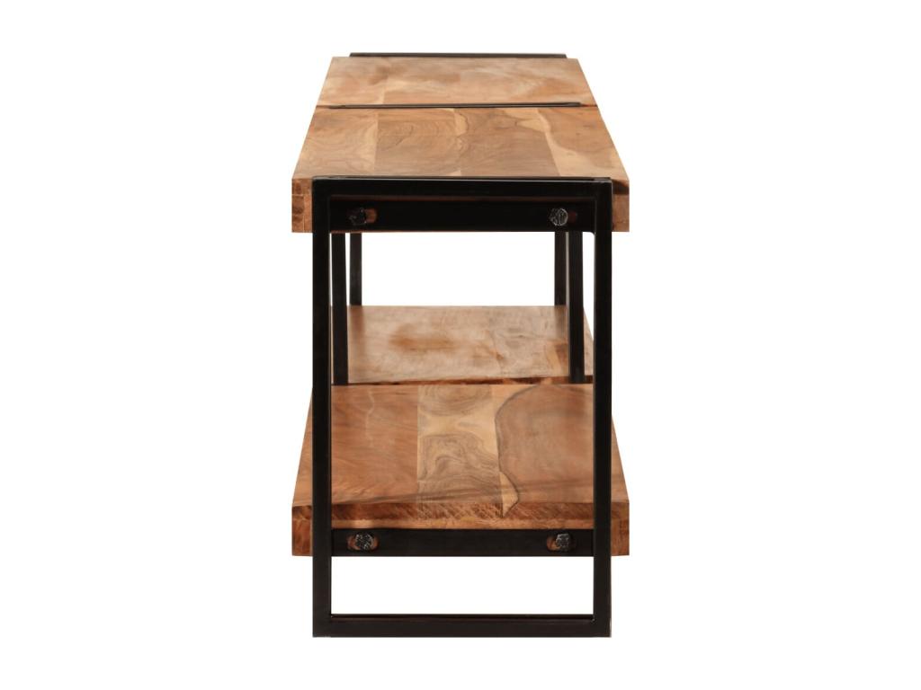 Meuble TV 200x30x40 cm bois d'Dekonao massif XDSW35293