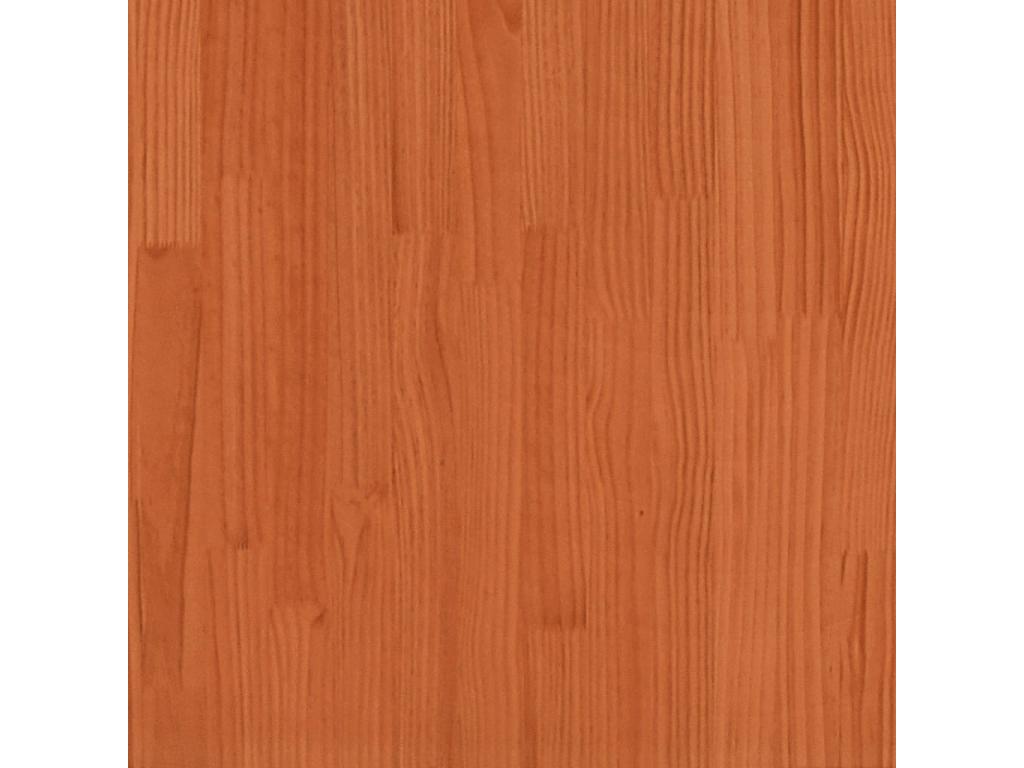 Lit de jour marron 90x200 bois de pin massif ETFO93860