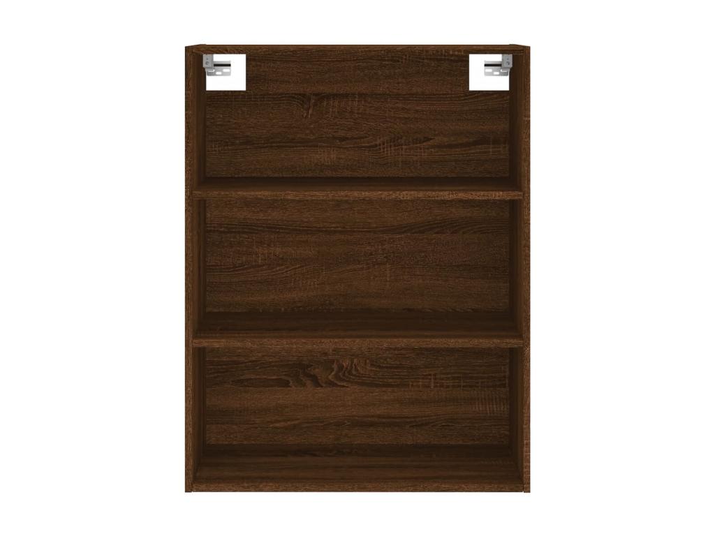 Buffet haut Chêne marron 69,5x34x180 cm Bois d'ingénierie VVUW21000