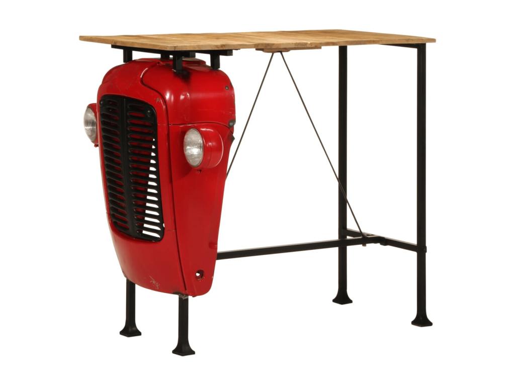 Ensemble de bar 5 pcs bois de manguier massif EQVS63156