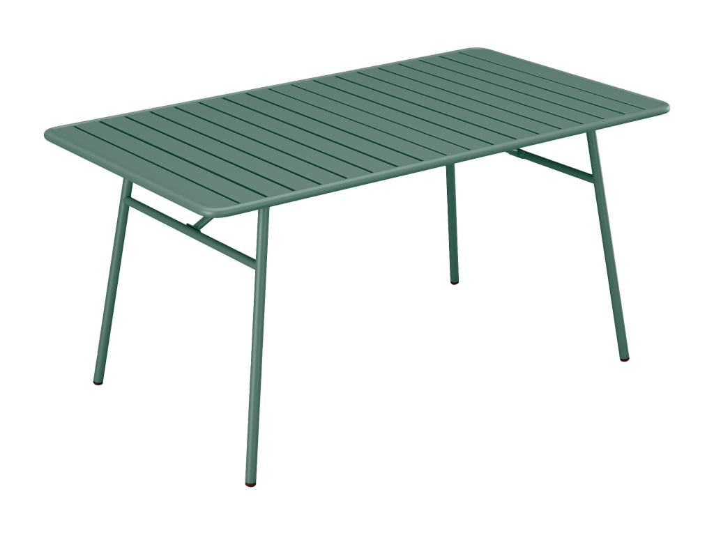 Table de jardin L.200 cm en métal - Vert amande - Dekonao SQAW04602