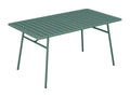 Table de jardin L.200 cm en métal - Vert amande - Dekonao SQAW04602