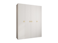 Armoire à portes battantes Ligniva 1 245.5/190/50 4 portes blanc/ou PUGH67884