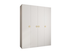 Armoire à portes battantes Ligniva 1 245.5/190/50 4 portes blanc/ou PUGH67884