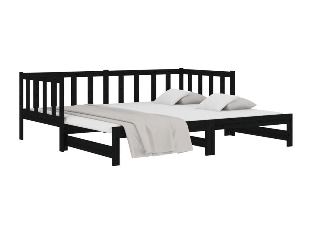 Lit coulissant 2x 90x190 cm Bois de pin massif YHFU46017