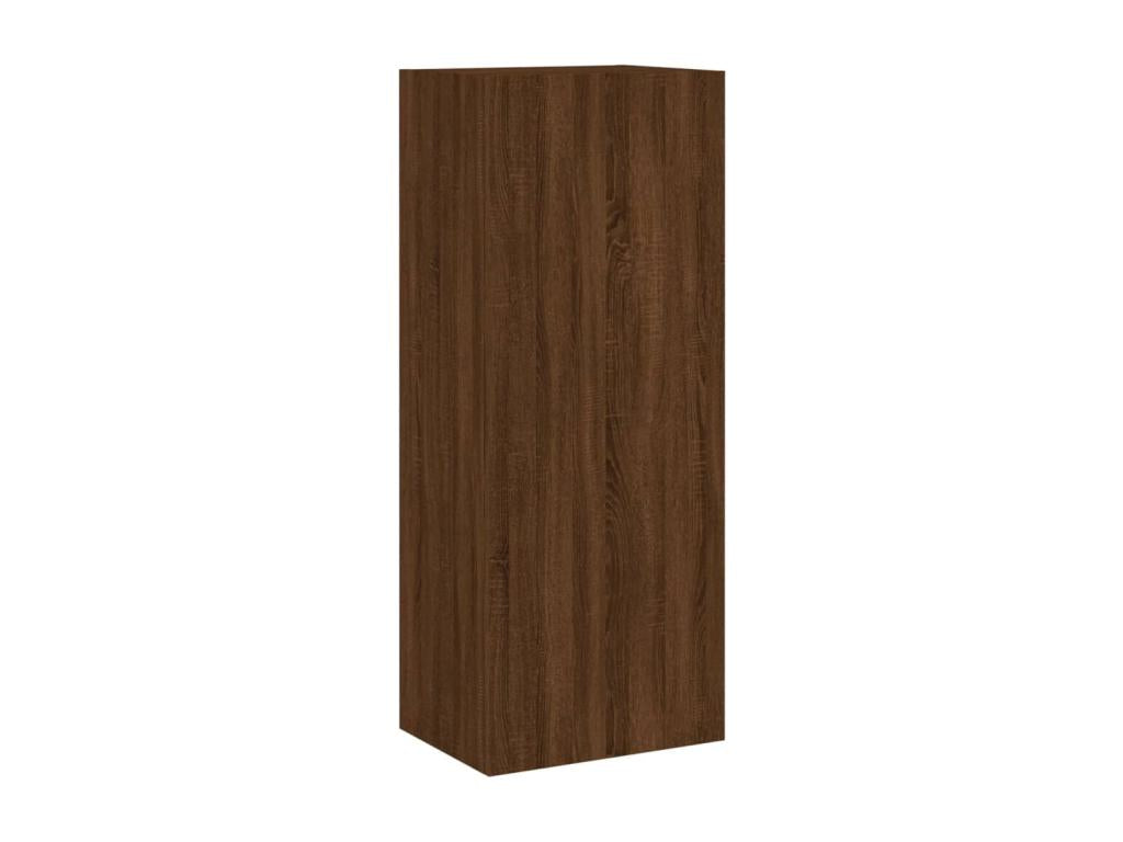 Meuble TV mural chêne marron 40,5x30x102 cm bois d'ingénierie CGHL46722