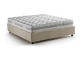 Lit double Nobellea Lit coffre avec revêtement en tissu Made in Italy Ouverture frontale avec matelas 140x200 cm inclus Beige PVQH40478