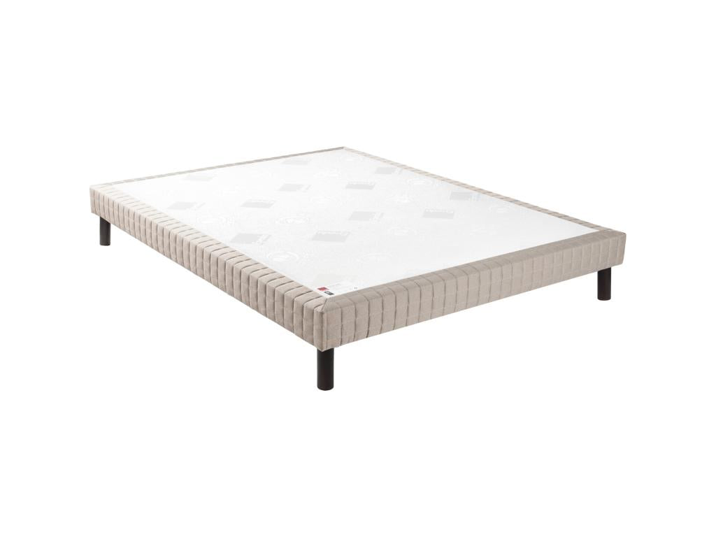 Sommier Nobellea confort ferme jean gris foncé 15 cm NATURE 130x190 OAZW49987