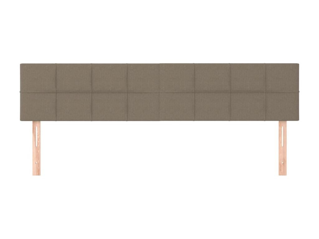 Têtes de lit 2 pcs Dekonao 90x5x78/88 cm Tissu MMKK47618