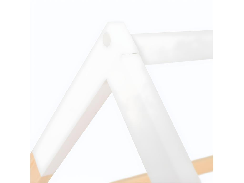 Lit cabane enfant Ligniva bois massif et barrière bois 90x190 cm YDXQ02572