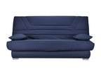 Banquette Clic Clac tissu matelas Dekonao 14cm avec rangement Dekonao-Couleur Bleu canard-130x190 ITRZ37649