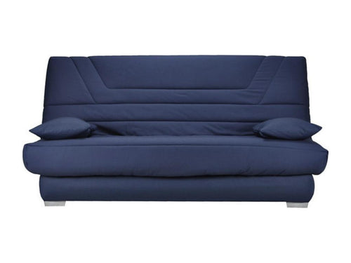 Banquette Clic Clac tissu matelas Dekonao 14cm avec rangement Dekonao-Couleur Bleu canard-130x190 ITRZ37649