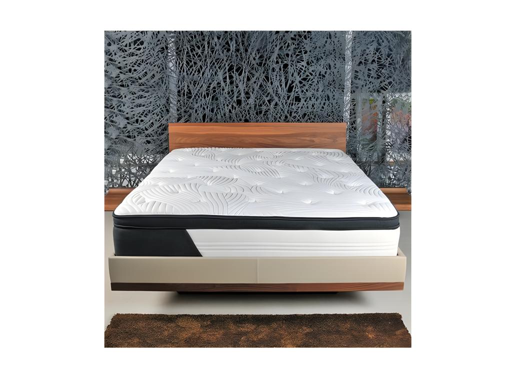 Matelas Dekonao 140x190 cm ressorts et mémoire de forme PBYP89015
